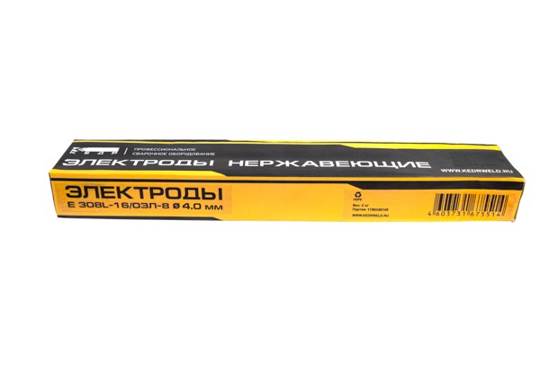 Фото 47 - Электроды КЕДР E 308L-16 / ОЗЛ-8 O 4,0 мм (пачка 2 кг).