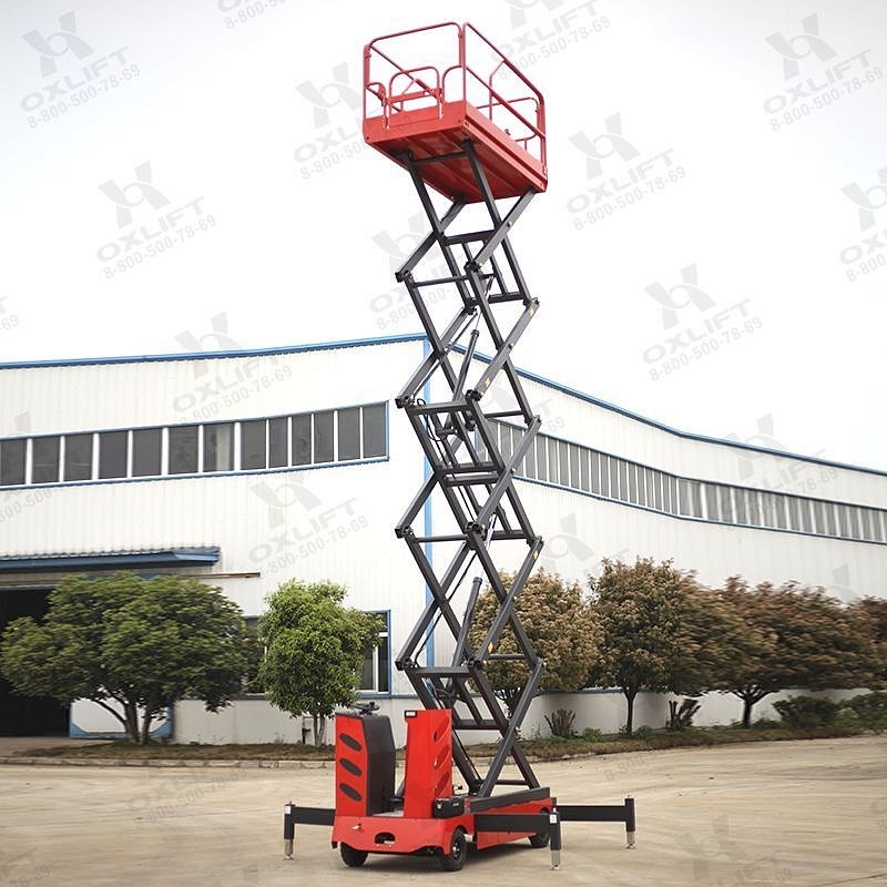 Фото 11 - Самоходный Ножничный Подъемник QZ-050-090 WD OXLIFT 500 кг 9 м.