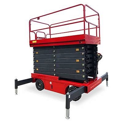 Фото 4 - Самоходный Ножничный Подъемник QZ-030-080 OXLIFT 300 кг 8 м.