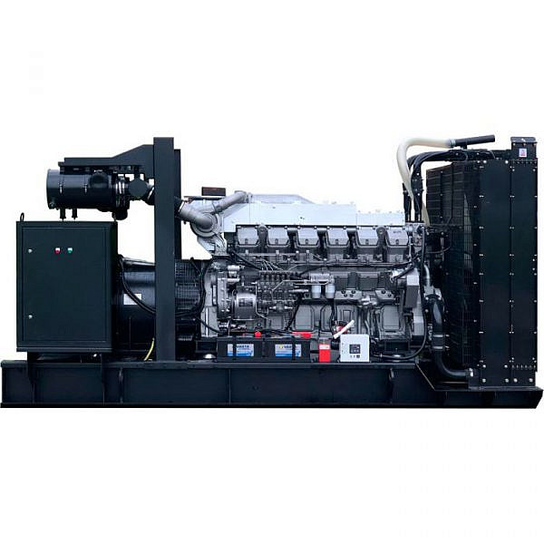 P1200MH дизельный генератор MGE 1200 кВт Открытая на двигателе MITSUBISHI / S12R-PTAA2-C KI 734C